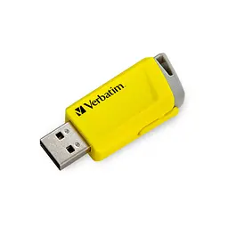 USB флеш накопичувач Verbatim 3x16GB Store 'n' Click Red/Blue/Yellow USB 3.2 (49306) - мініатюра 2