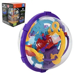 Сферична 3D головоломка-лабіринт 3D Space Ball з металевою кулькою (XS977-98)