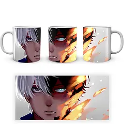 Кухоль GeekLand Моя геройська академія My Hero Academia Портрет Тодорокі Горить MHA 02.527 330 мл білий - мініатюра 3