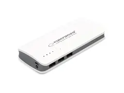 Зовнішній акумулятор (павербанк) Esperanza Powerbank 8000 mAh White-Grey (EMP106WE) - мініатюра 3