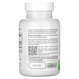 NAC N-Acetyl-L-Cysteine Natures Plus Pro NAC 1200, 600 мг 60 капсул - мініатюра 3
