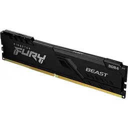 Модуль пам'яті Kingston Fury Beast DDR4 8GB 3200MHz Black (KF432C16BB/8) - мініатюра 3