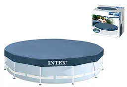 Тент 28031 Intex для каркасного басейну d=366 см, в коробці (6941057420318) - мініатюра 2