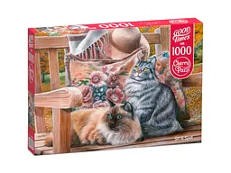 Пазли CherryPazzi Котячі посиденьки, 1000 елементів, 50x70 см, 30585