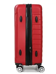 Валіза середня M ABS-пластик Madisson Snowball 03403 68х44х27см 68+13л Червоний - мініатюра 6