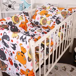 Підковдра MirSon Бязь Kids Time 20-0035 Colored kittens 160х220 см (2200009639265) - мініатюра 5