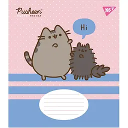 Зошит Yes Pusheen The Cat A5, 12 аркушів в лінію (767613)