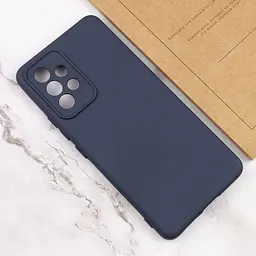 Чохол Silicone Cover Lakshmi Full Camera A для Samsung Galaxy A54 5G Синій / Midnight blue, Full camera - мініатюра 4