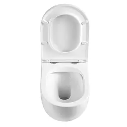 Унітаз підвісний Mixxus Premium Ellipse-0304-R 540x360x360 мм, система змиву Rimless MP6466, Білий - мініатюра 3