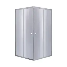 Душова кабіна Lidz Wawel SC90x90.SAT.LOW.GR, скло тоноване 4 мм без піддона, Універсальна, тонований