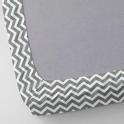 Набір простирадло на резинці 160х200 ROSE / GREY ZIGZAG COSAS (4822052058916) - мініатюра 6