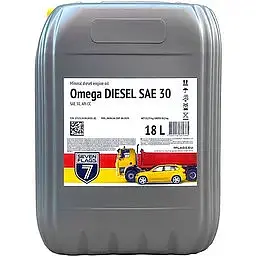 Олива моторна 7Flags Omega Diesel SAE 30 API CC М-10Г2к 18 л (185125)