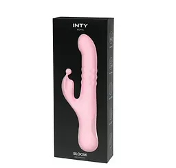 Вібратор з кліторальним відростком з кулькою INTY Toys – Bloom – Pink INTY Toys INTY-02-007 102011