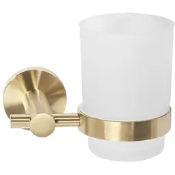 Склянка для зубних щіток Rea 322233 brushed gold REA-77087, Золотий