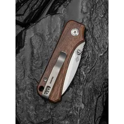 Ніж складаний кишеньковий Civivi Baby Banter Slip Joint (6 см) Nitro-V / Wood натуральний - мініатюра 11