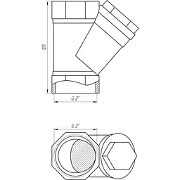 Фільтр грубого очищення Selba 2″ SL1512 000015680 - мініатюра 5