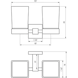 Стакан Globus Lux BQ9428 - мініатюра 4