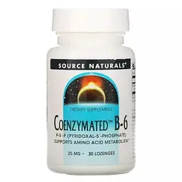 Вітаміни та мінерали Source Naturals Coenzymated Vitamin B6 25 mg 30 льодяників