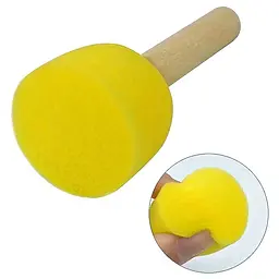 Набір спонжів для декорування та малювання Bambi Sponge-24, 1,2 см, 1,5 см, 2,5 см, 3 см, 24 шт - мініатюра 2