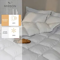 Одеяло пуховое MirSon Raffaello White 063 220х240 см (2200000075130) - мініатюра 19