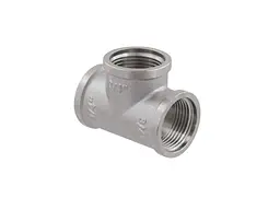 Трійник RAFTEC 3/4"В латунь, ВВВ, DN20, нікель, T02 - мініатюра 4