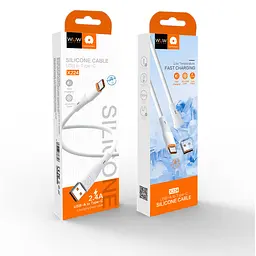 Кабель WUW-X224/TPC USB Type-C 2,4А білий - мініатюра 2