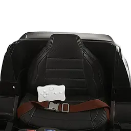 Дитячий електромобіль Джип Bambi M 3259EBLR-1-2, р/у, Чорно-білий - мініатюра 5