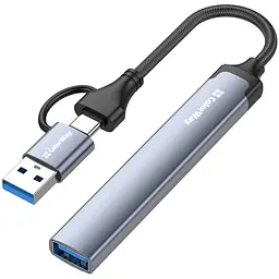 Хаб Colorway USB СolorWay USB-A/USB-C 4-в-1 USB2.0х2/USB3.0/USB-C2.0