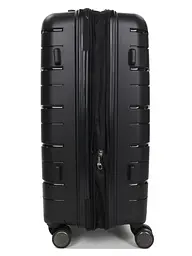 Валіза середня M поліпропілен Worldline Airtex 282 74л 64×41×26см Чорний - мініатюра 7