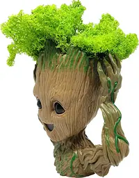 Кашпо горщик зі стабілізованим мохом Грут Groot G4 - мініатюра 6