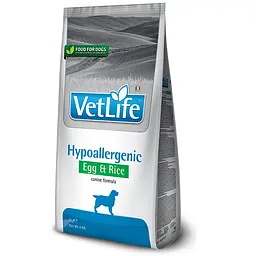 Сухий лікувальний корм для собак Farmina Vet Life Hypoallergenic Egg &amp; Rice дієт. харчування, при харчовій алергії, 2 кг