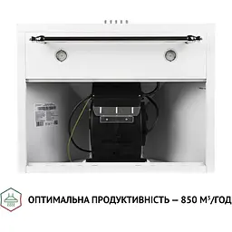 Витяжка купольна Perfelli K 6432 WH 850 LED Retro - мініатюра 5