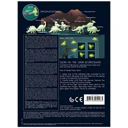 Набір сяючих 3D-наклейок 4M Glow Динозаври (00-05426) - мініатюра 6