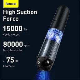 Автомобільний пилосос Baseus CarVacuum Cleaner A3 70 ml (CRXCQA3-0A) - мініатюра 9