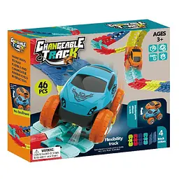 Інтерактивний трек з інерційною машинкою SHT 088 Changeable Trak (46pcs/1CAR) Colorful Epik - мініатюра 3