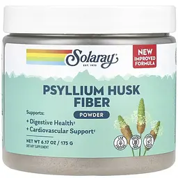Лушпиння подорожника Solaray Psyllium Husk Fiber Powder Unflavored 175 г