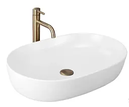 Умивальник Rea Cleo 60,5x41 white matt (REA-U9653), Матова