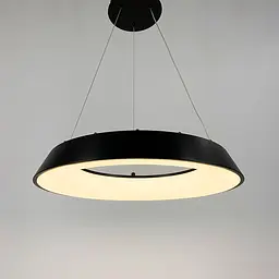 LED світильник круглий підвісний у чорному корпусі Line.F 1015-500 P BK - мініатюра 3