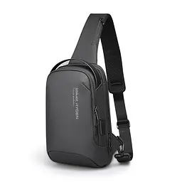 Рюкзак на одне плече Mark Ryden MR7918 з USB-портом і захистом від вологи (Чорний)