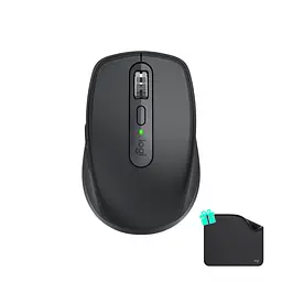 Мишка Logitech MX Anywhere 3S for Business Wireless/Bluetooth + Mouse Pad Studio Series Graphite (MX910-006958)