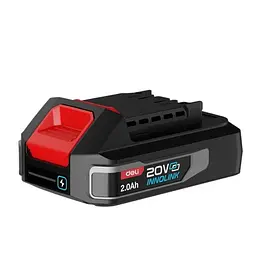 Акумулятор 20 В 2 Аг x 1 Deli EDE-DC20A2