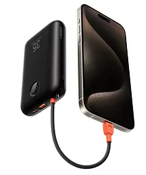 Портативна батарея VEGER K3 PD QC3.0 35W 30000mAh (W2018) Black - мініатюра 8
