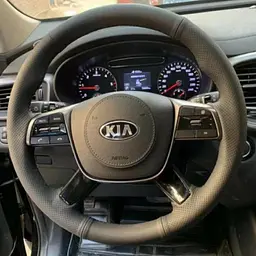 Чохол Обплетення Керма для Kia Sorento 2018-2020 Шкіра (Модельна Викрійка) №33