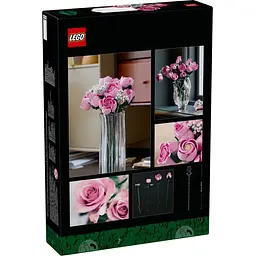 Конструктор LEGO Botanicals Букет рожевих троянд 789 деталей (10374) - мініатюра 7