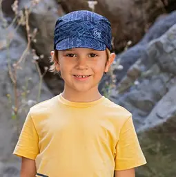 Кепка Buff Kids Pack cap kasai night blue Синій - мініатюра 3
