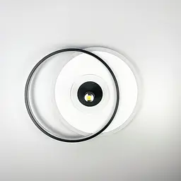 Стельова дизайнерська люстра LED Line.F MJ 50-500 BK+WT - мініатюра 3