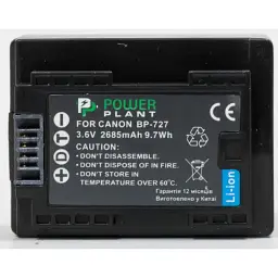 Акумулятор до фото/відео PowerPlant Canon BP-727 chip (DV00DV1386) - мініатюра 2