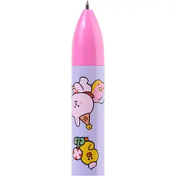 Ручка кулькова автоматична Yes Line Friends 0,7 мм 6 кольорів (412245) - мініатюра 2