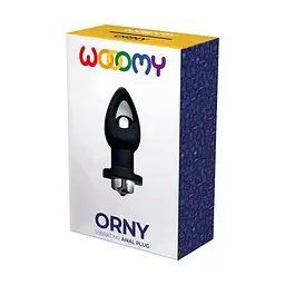 Анальна пробка Wooomy Orny зі знімною віброкулею, 1 режим вібрації, діаметр 3,6 см, довжина 8,4 см - миниатюра 3