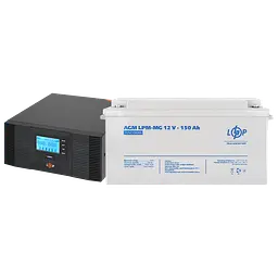 Комплект резервного живлення LP (LogicPower) ДБЖ + мультигелева батарея (UPS B1500 + АКБ MG 1800W)